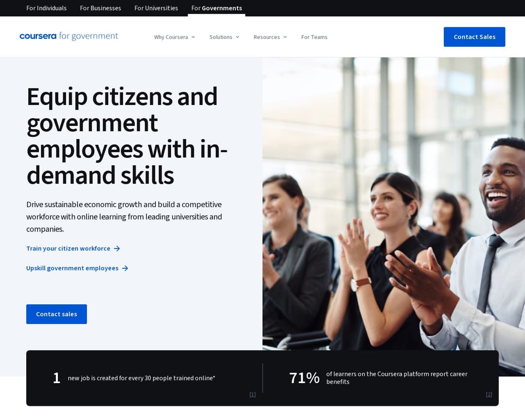 Coursera for Government