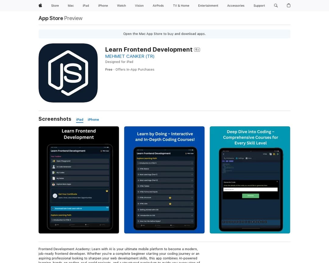Learn Frontend Development
