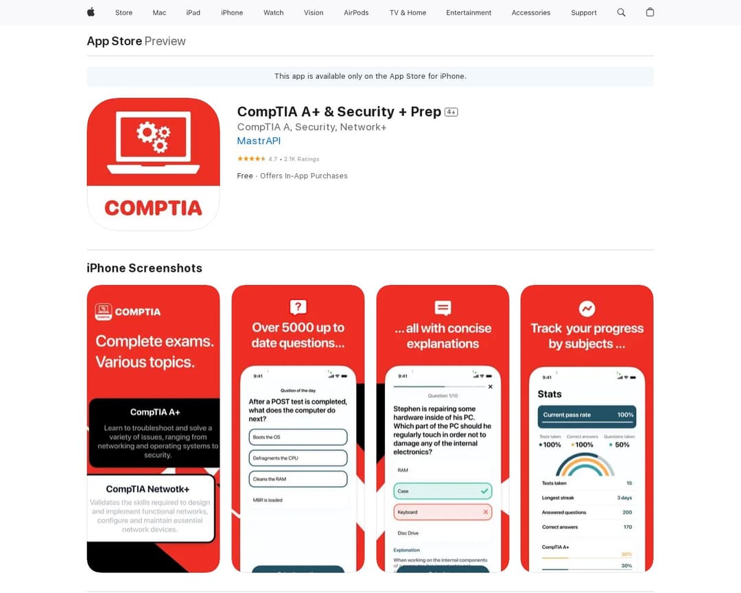 CompTIA A+ & Security + Prep