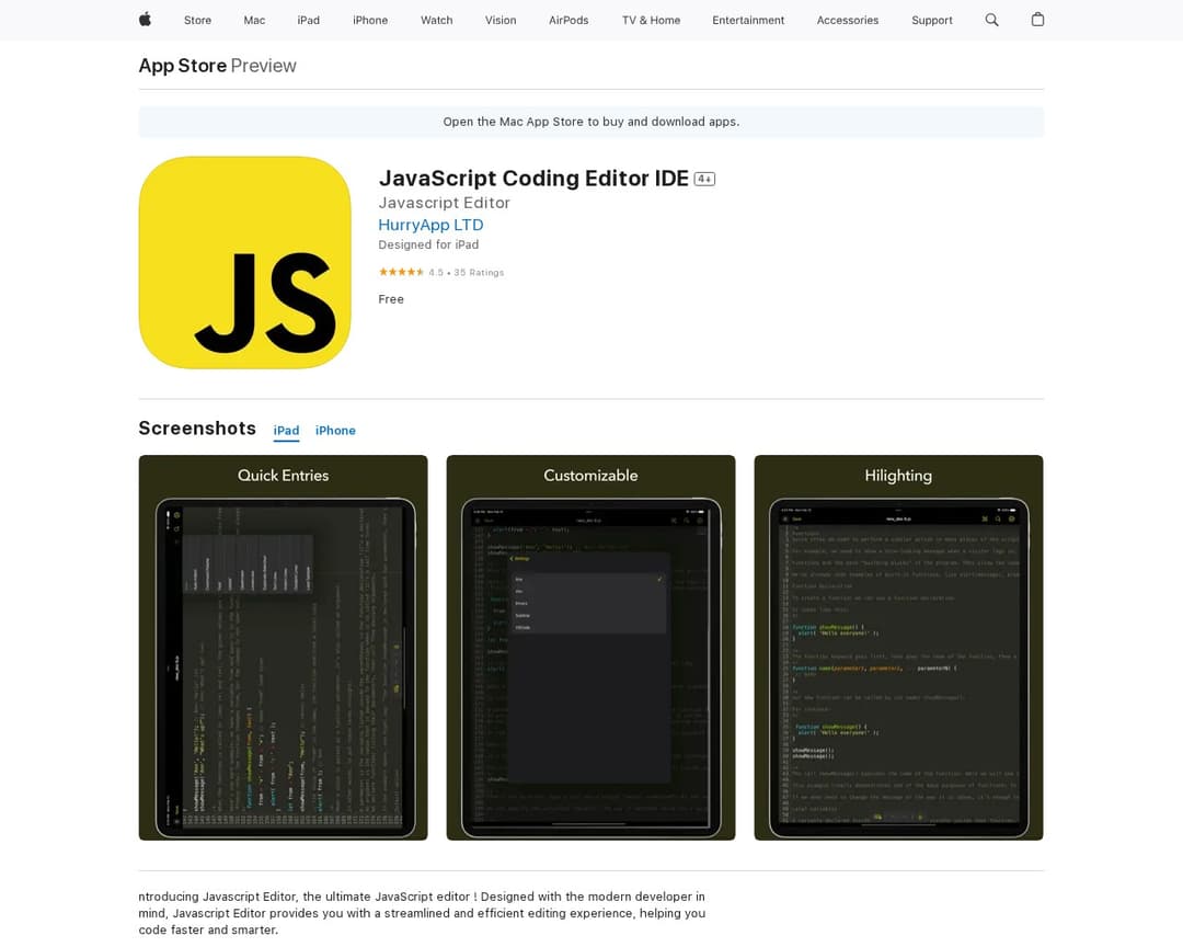 JavaScript Coding Editor IDE