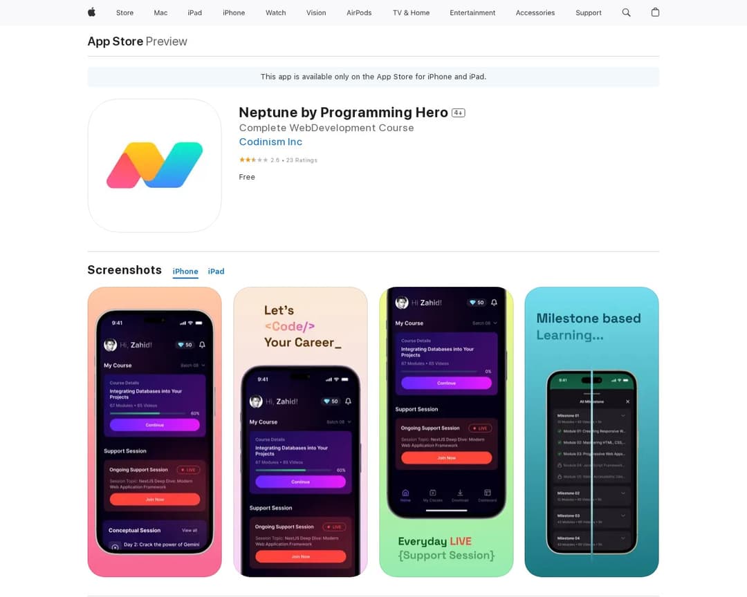 Neptune by Programming Hero