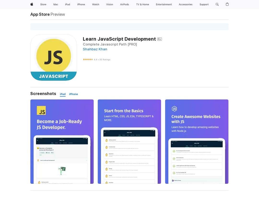 Learn JavaScript Development
