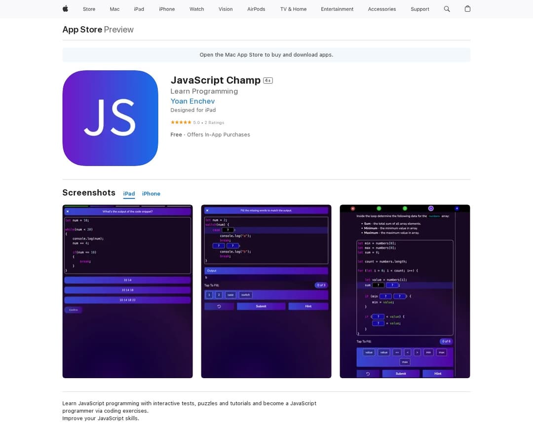 JavaScript Champ