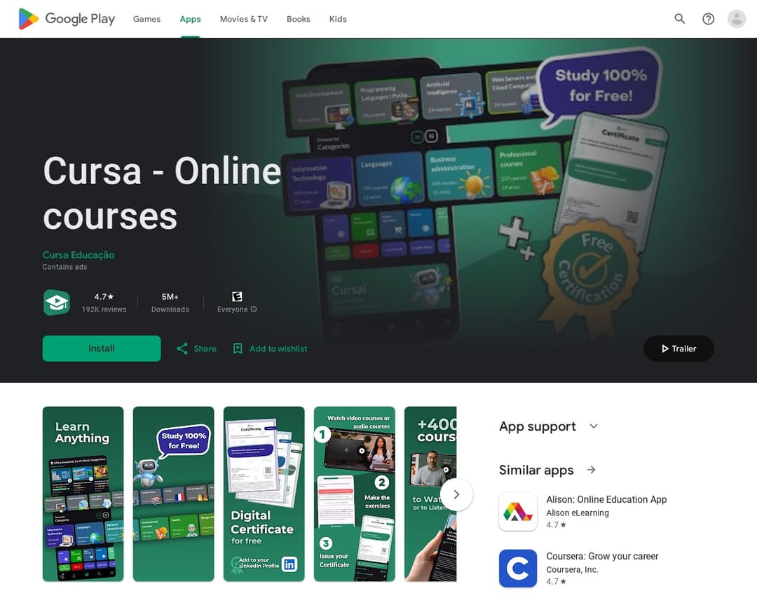 Cursa - Online courses