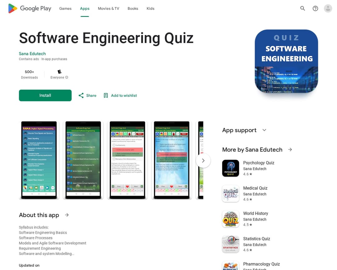 Software Engineering Quiz