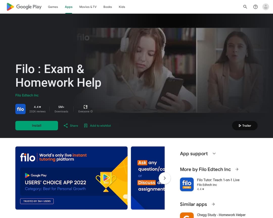 Filo: Homework & Exam Help