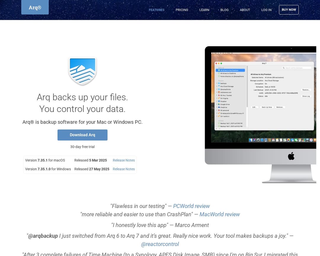 Arq Backup