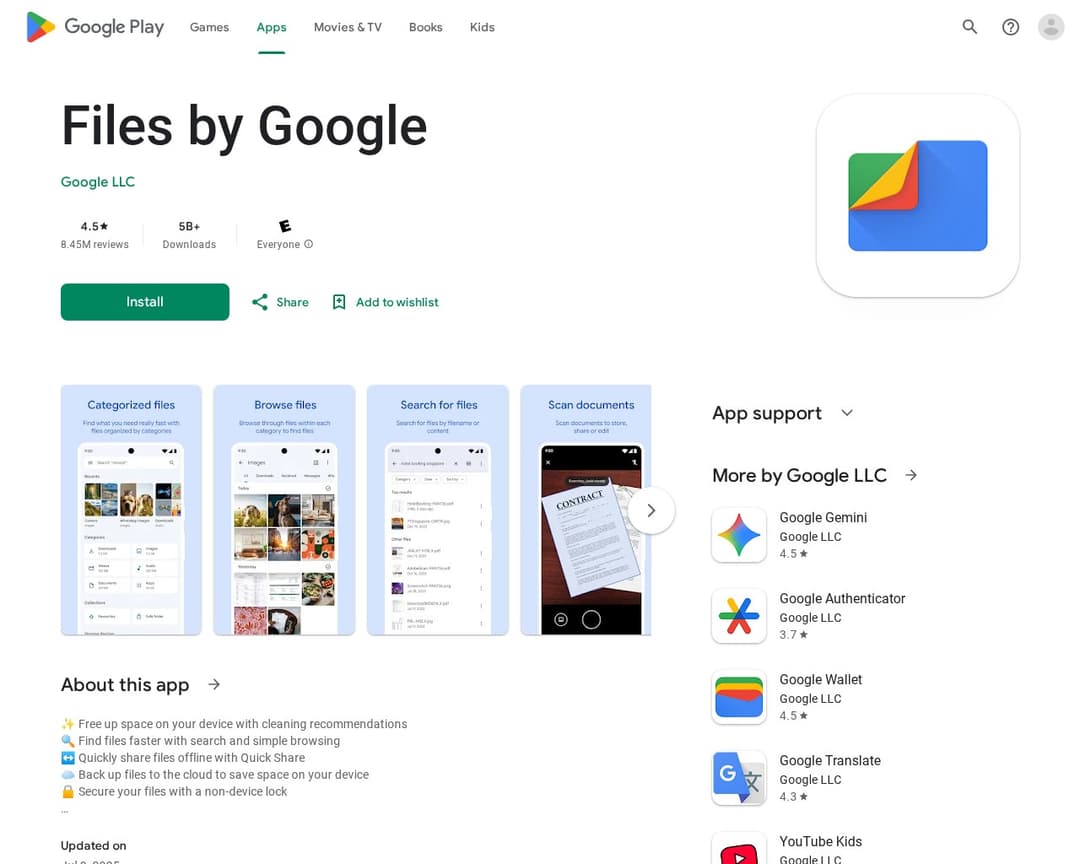 Files by Google