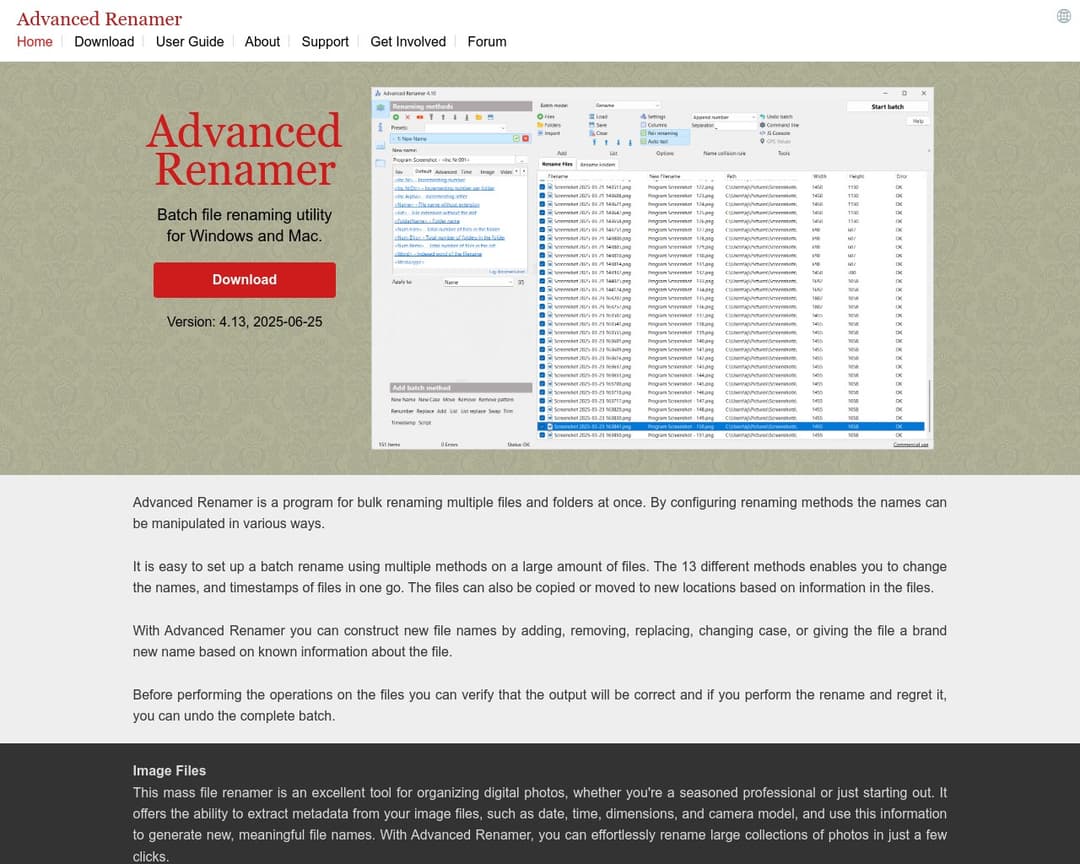 Advanced Renamer