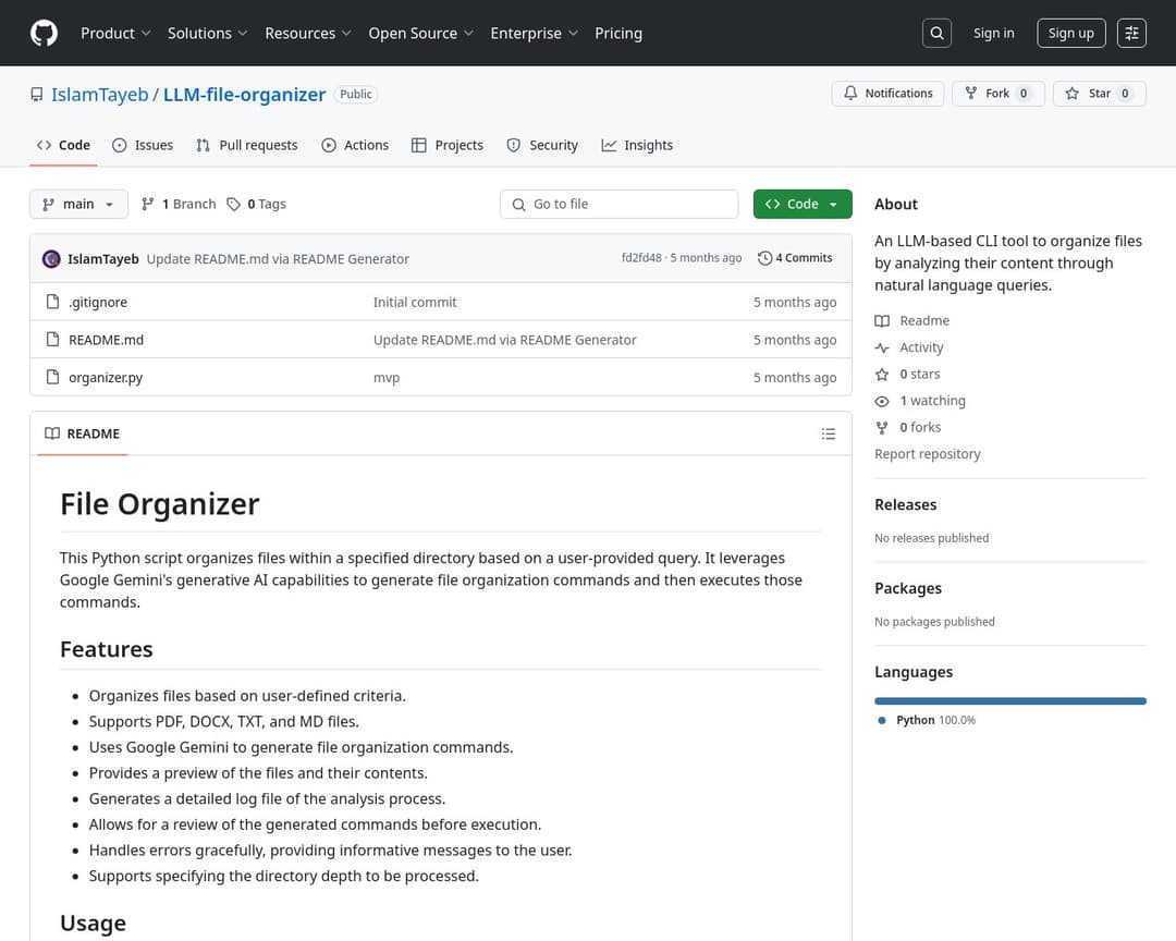 LLM-file-organizer