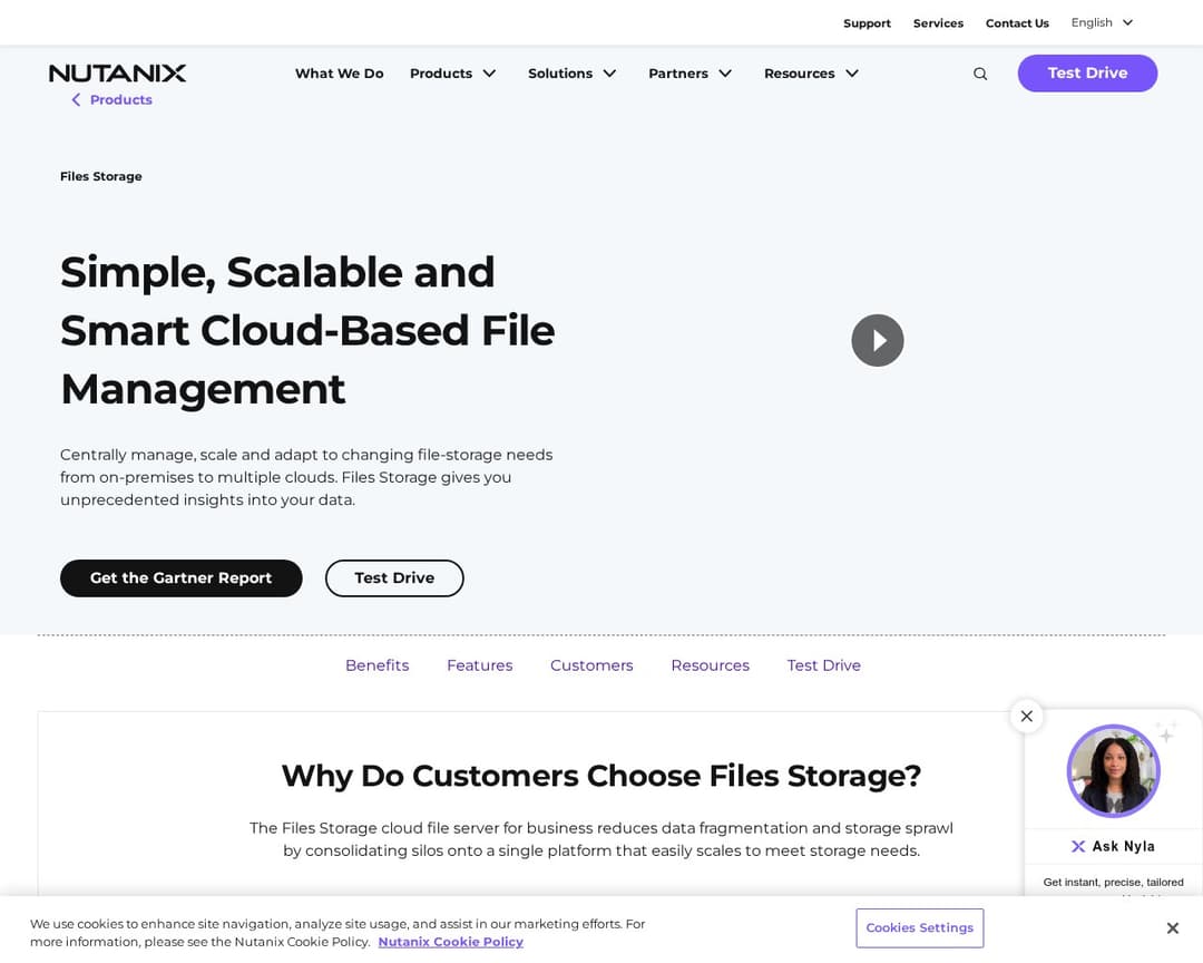 Nutanix Files Storage