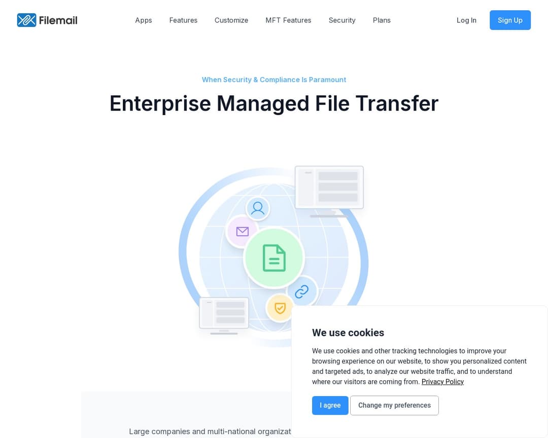 Filemail Enterprise Managed File Transfer