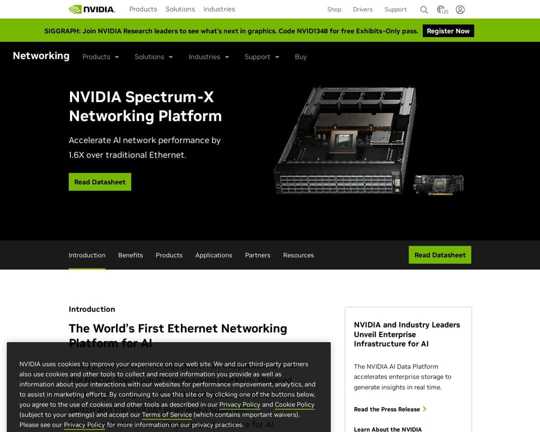 NVIDIA Spectrum-X Networking Platform