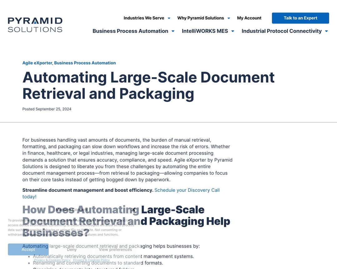 Pyramid Solutions Agile eXporter