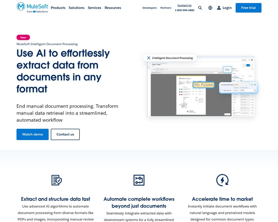 MuleSoft Intelligent Document Processing