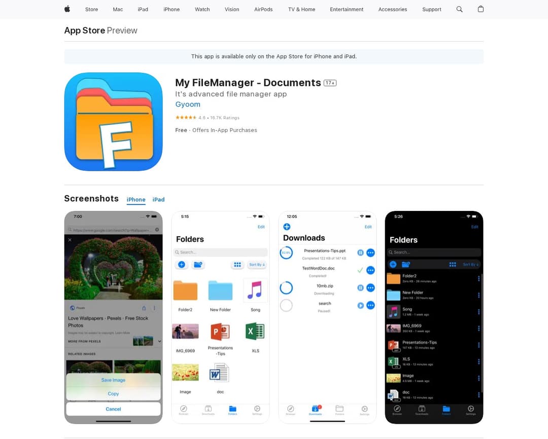 My FileManager - Documents