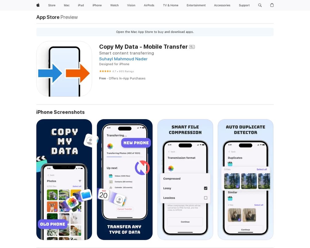 Copy My Data - Mobile Transfer