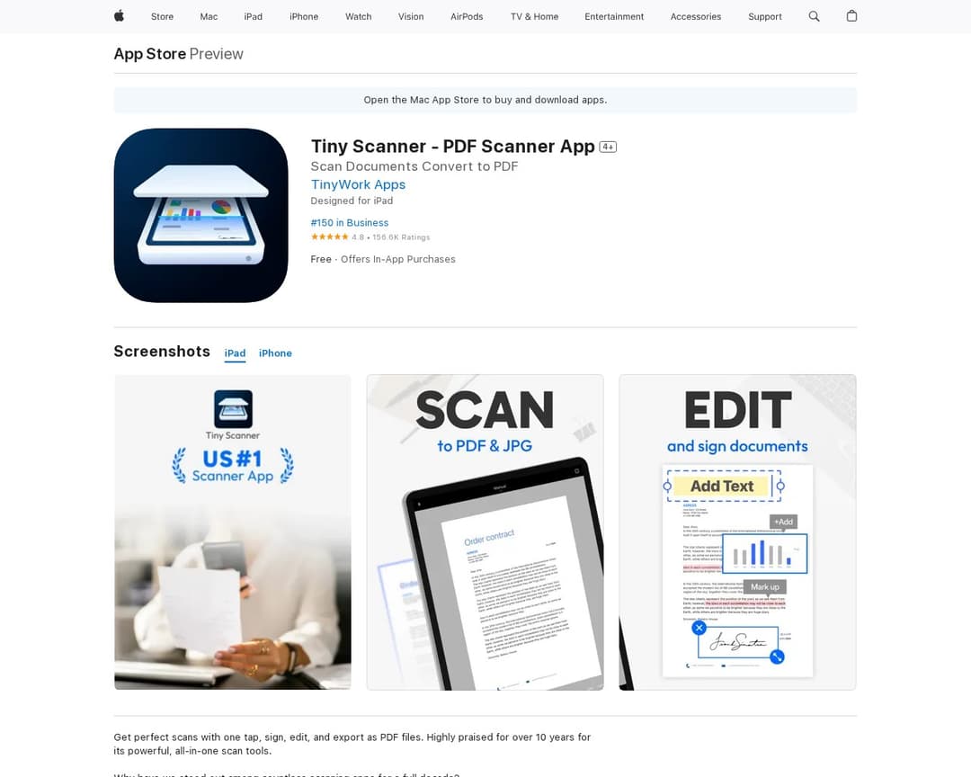 Tiny Scanner - PDF Scanner App