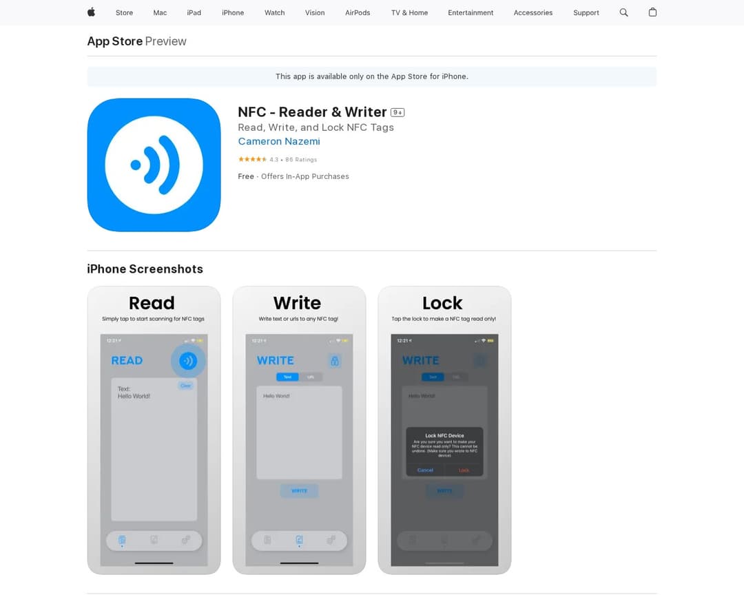 NFC - Reader & Writer