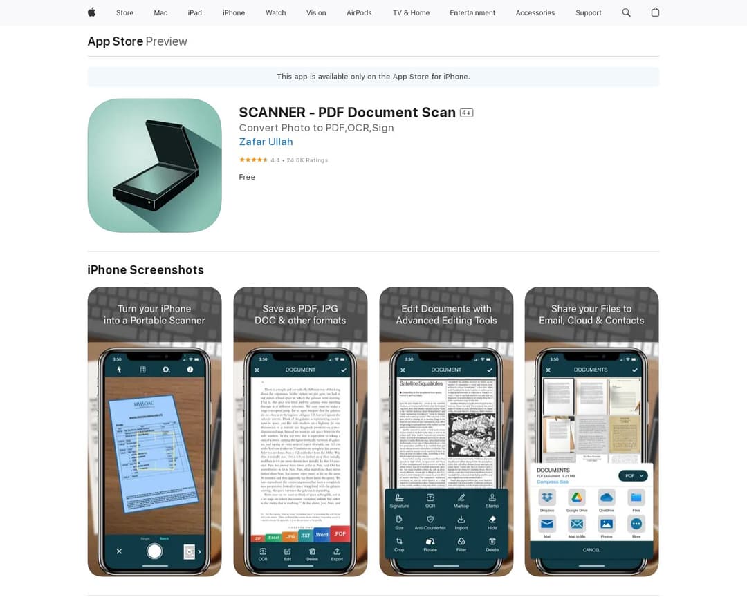 SCANNER - PDF Document Scan Business