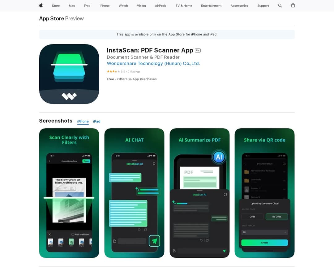 InstaScan: PDF Scanner App