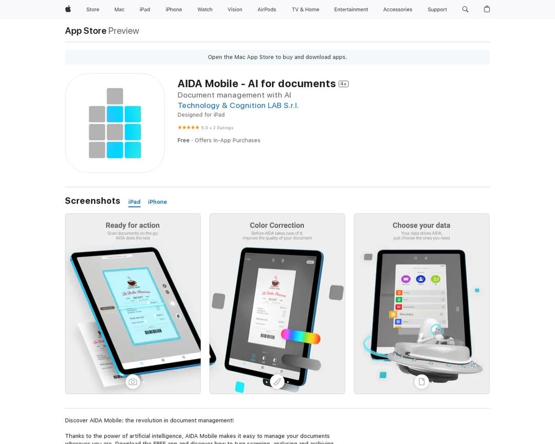 AIDA Mobile - AI for documents