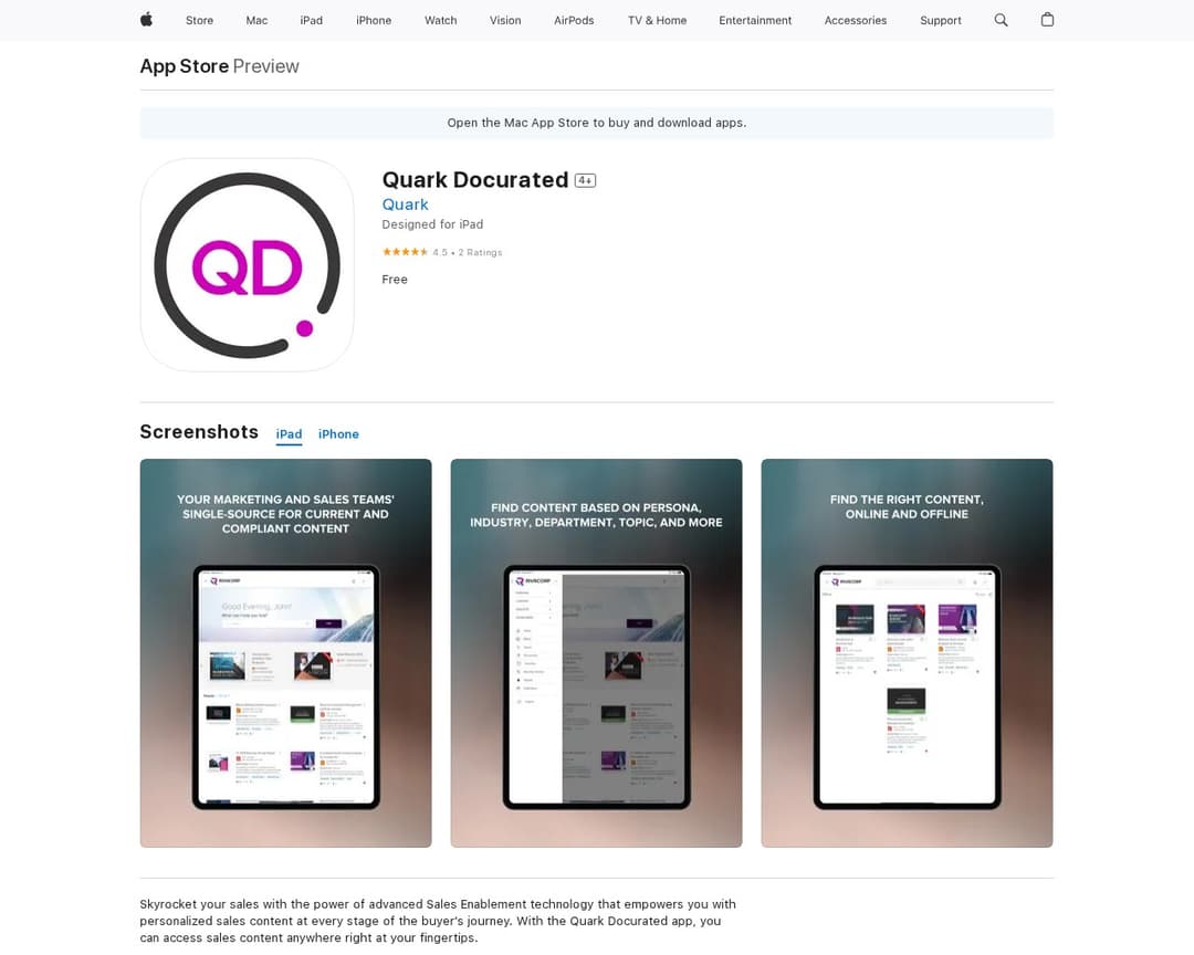 Quark Docurated