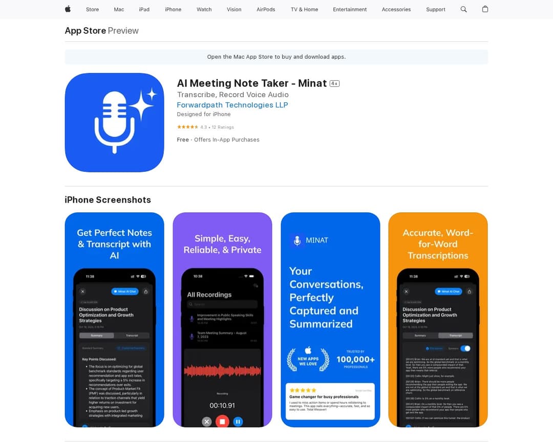 AI Meeting Note Taker - Minat