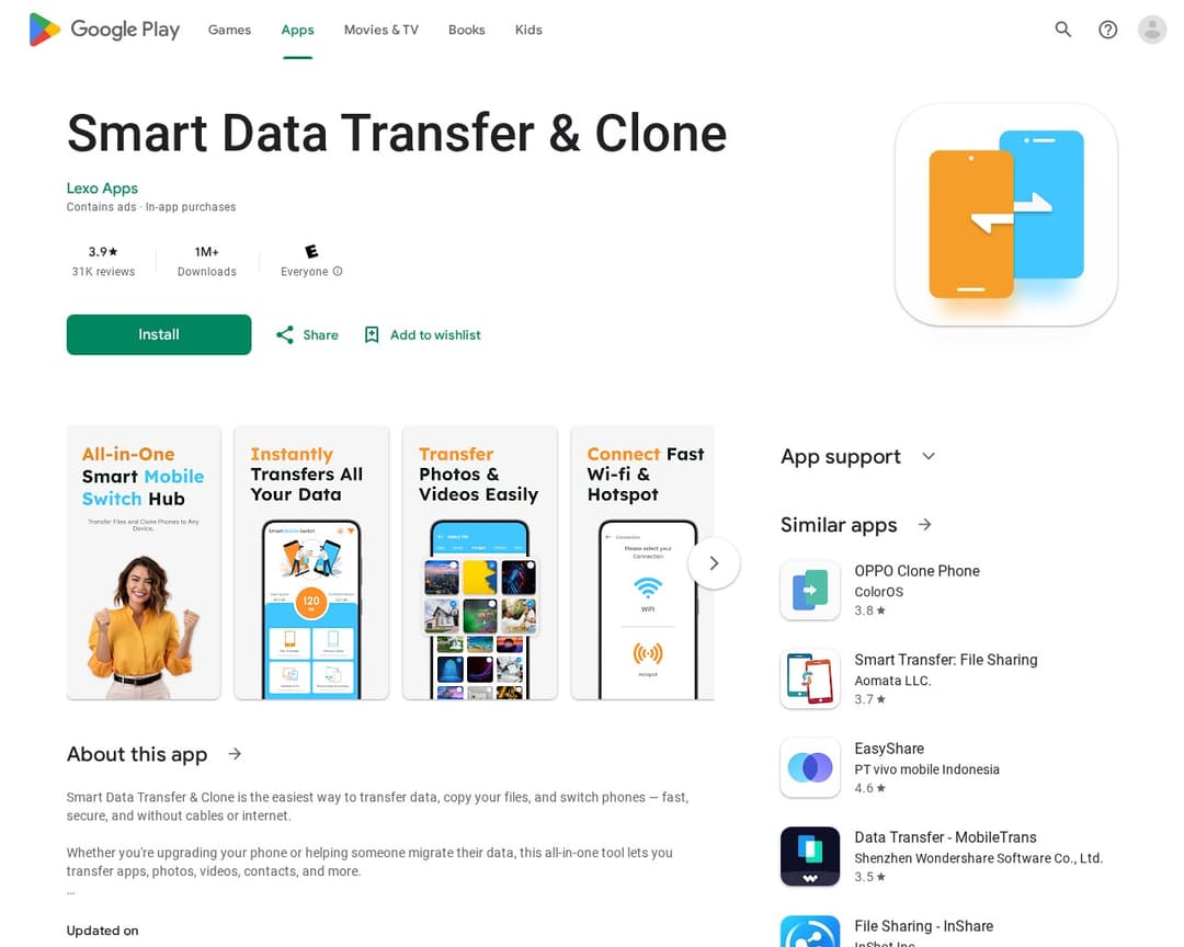 Smart Data Transfer & Clone