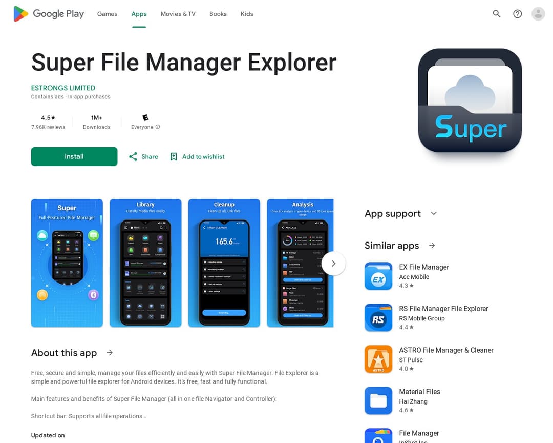 Super File Manager Explorer