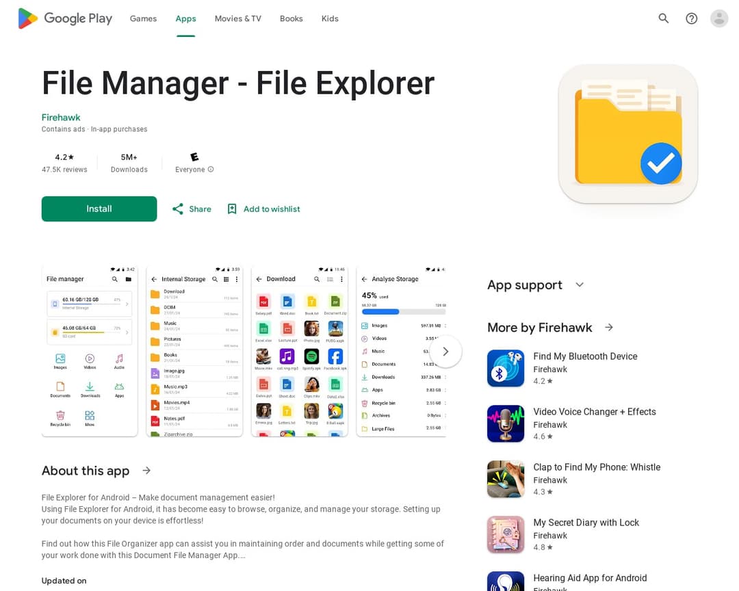 File Manager - File Explorer