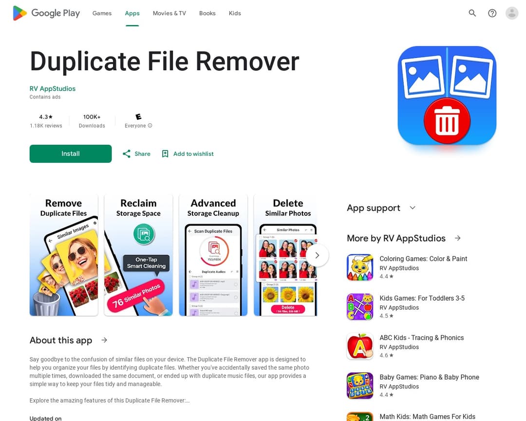 Duplicate File Remover