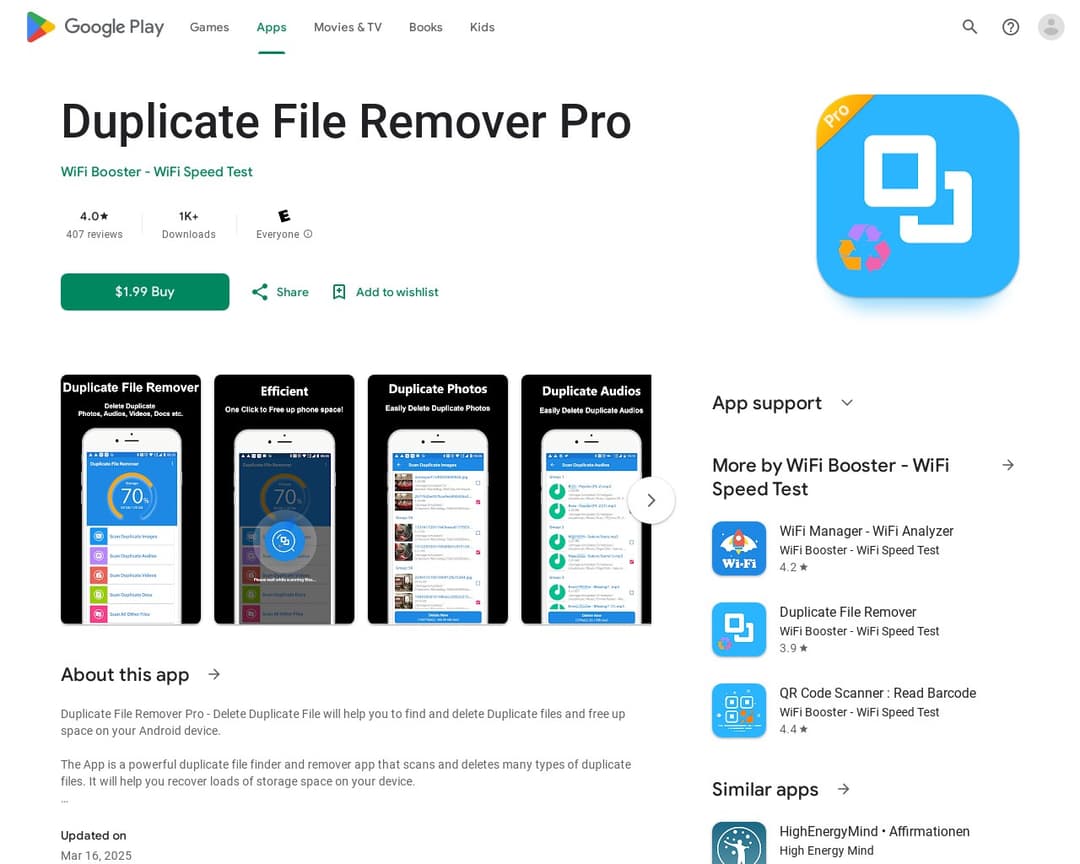 Duplicate File Remover Pro