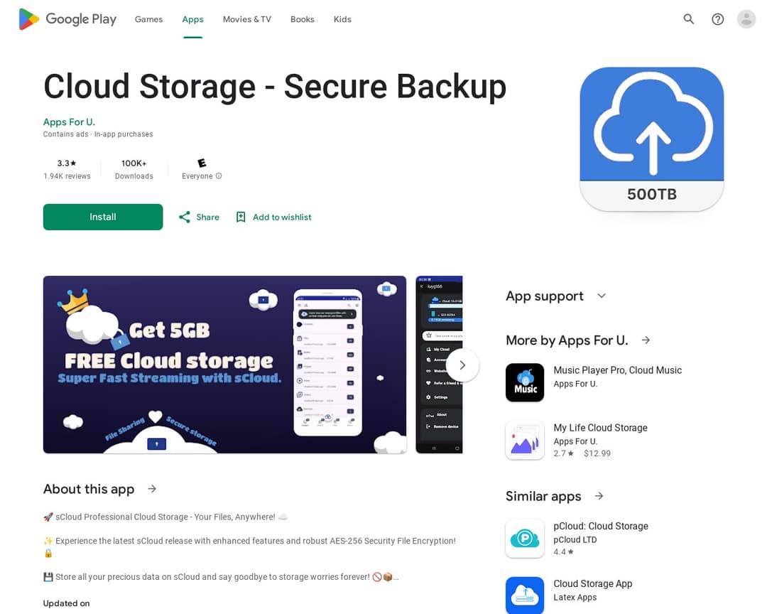 sCloud