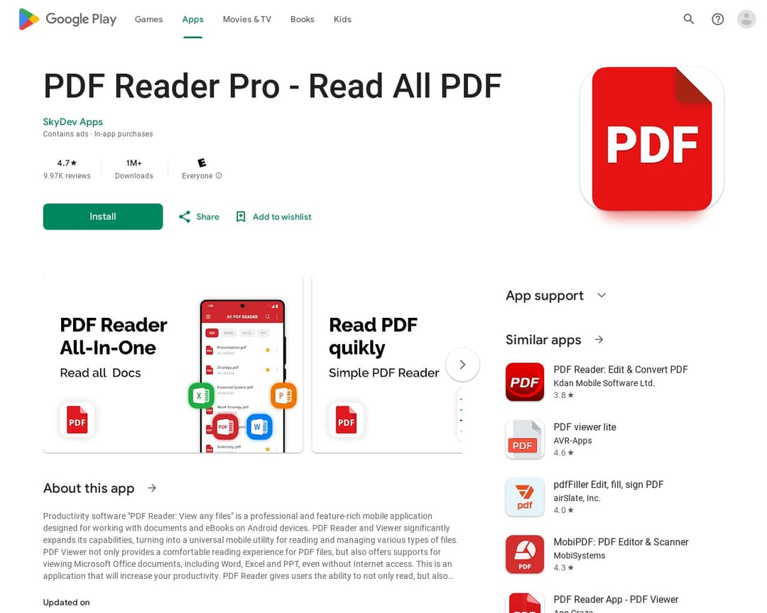 PDF Reader Pro - Read All PDF
