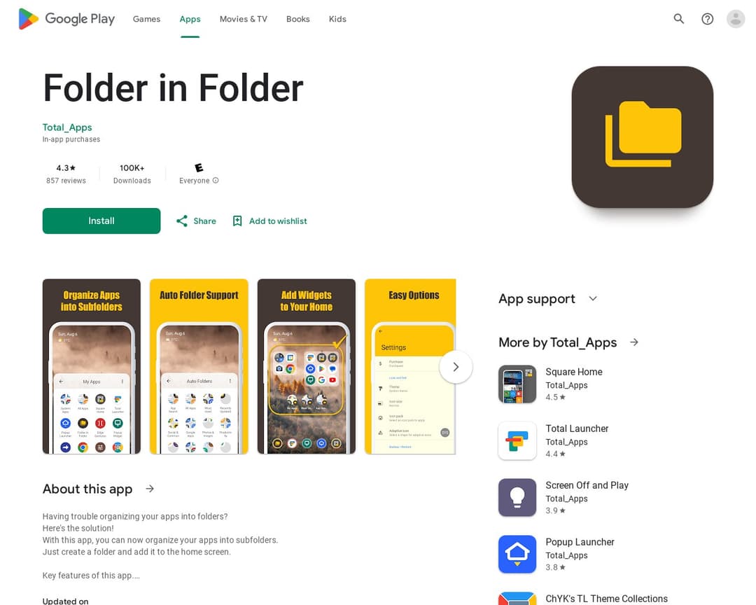 Folder in Folder