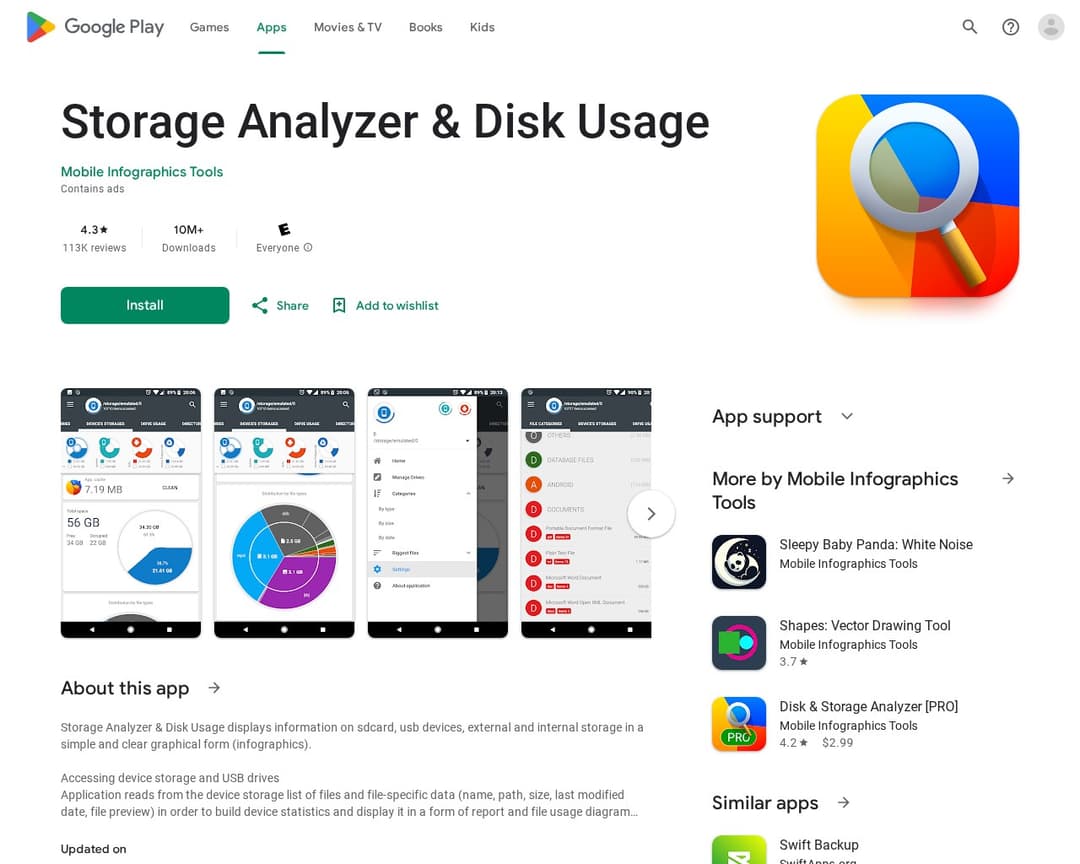 Storage Analyzer & Disk Usage
