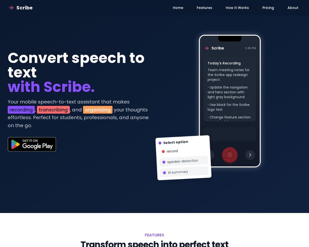 Scribe