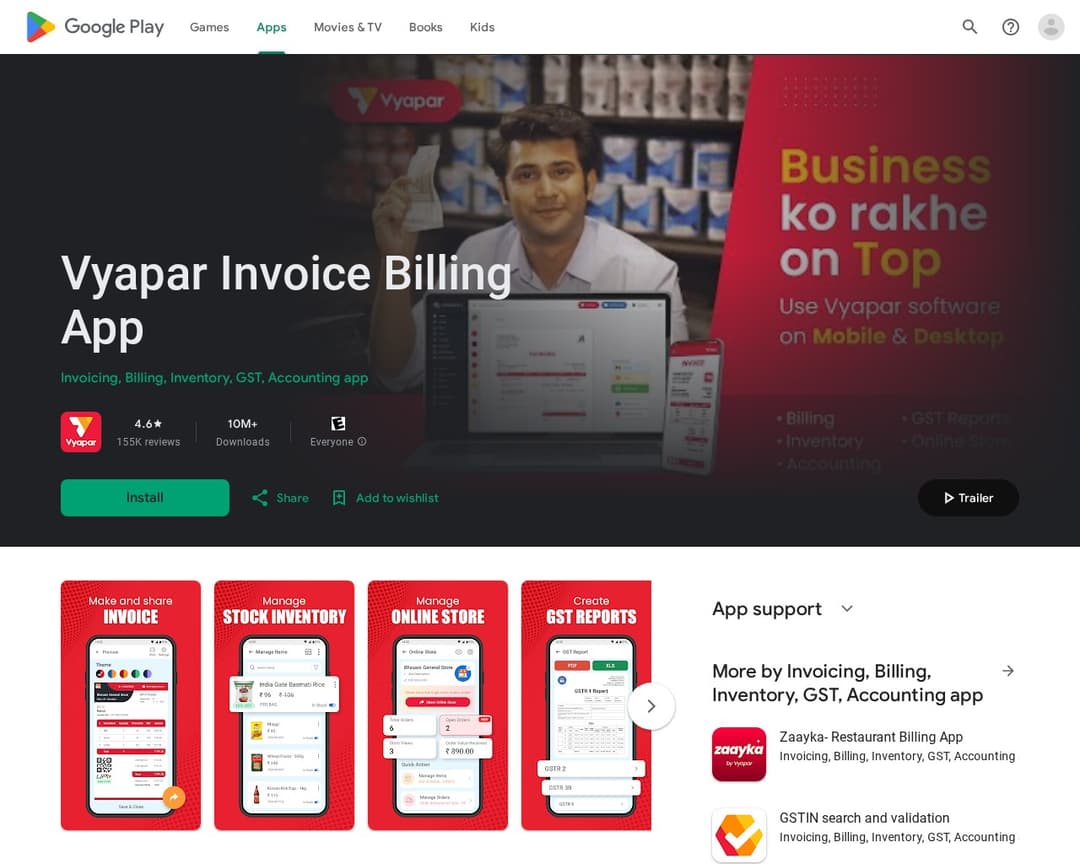 Vyapar Invoice Billing App