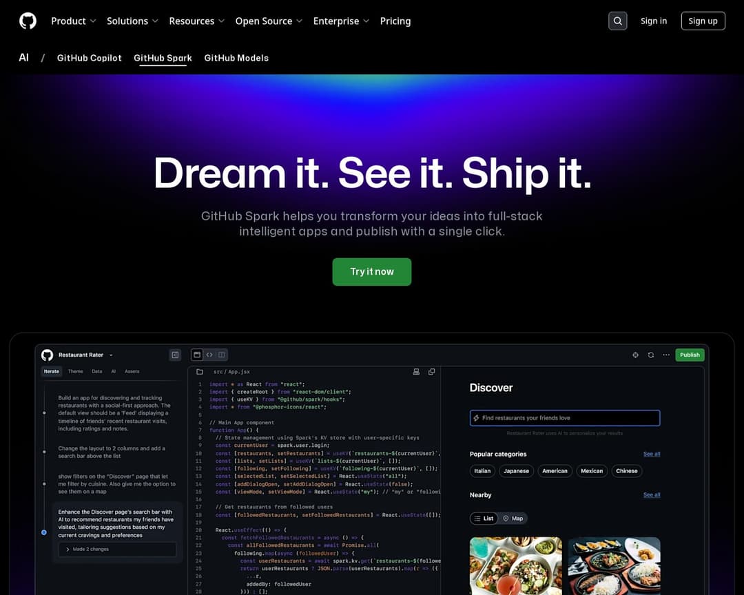 GitHub Spark