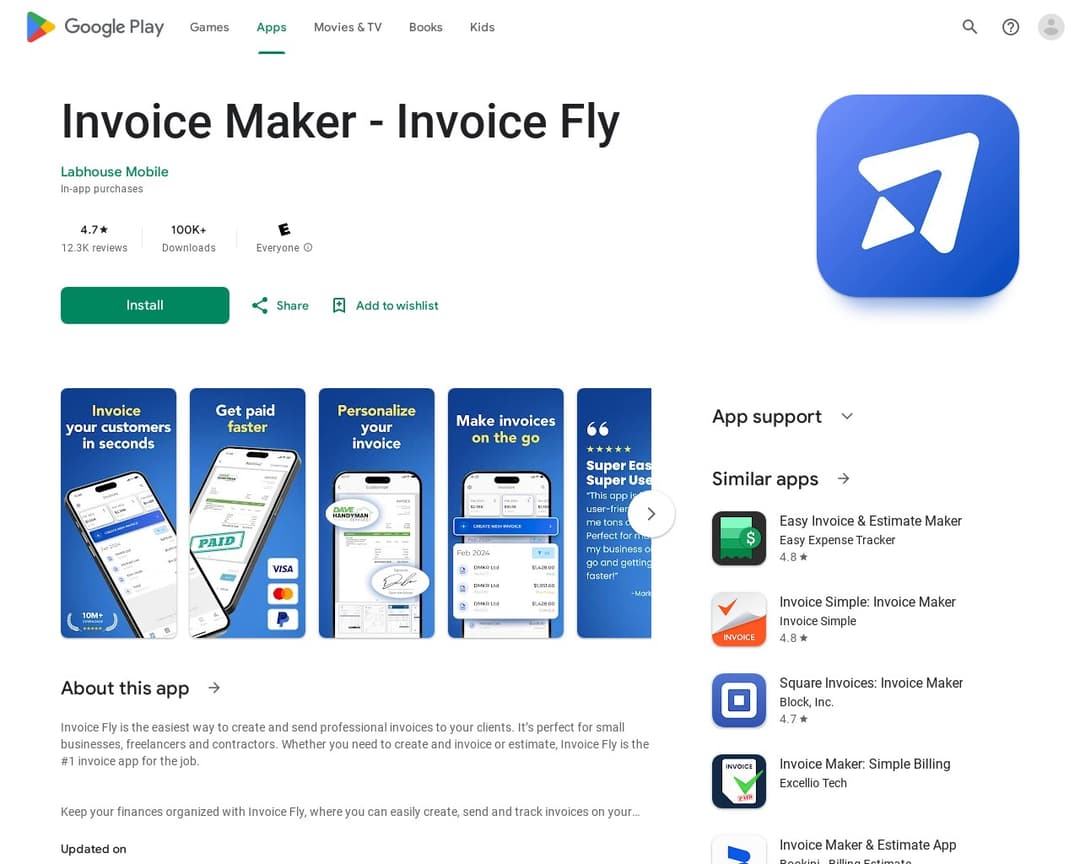 Invoice Maker - Invoice Fly