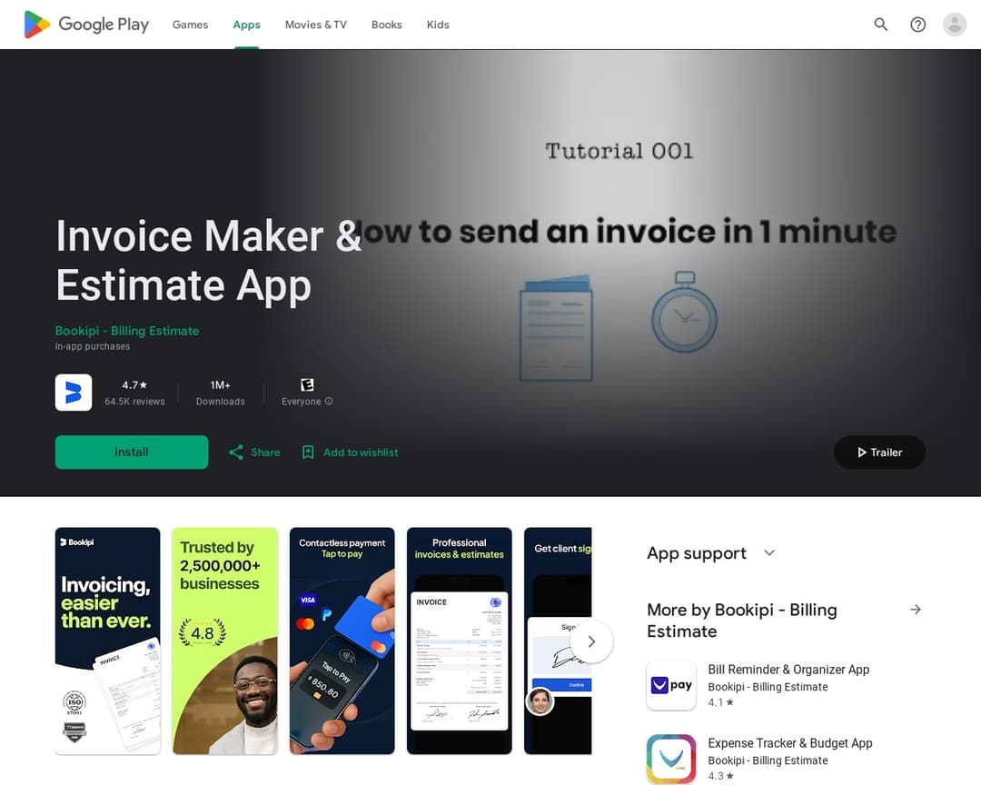 Invoice Maker & Estimate App
