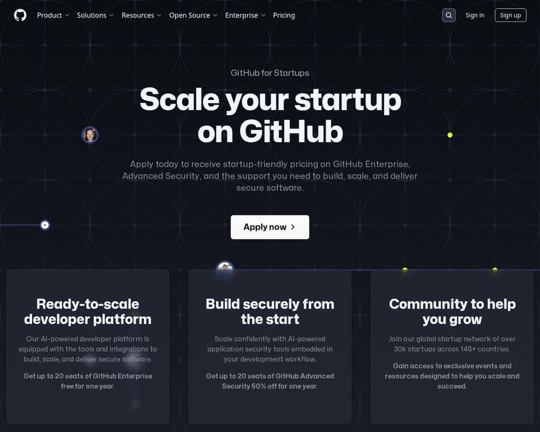 GitHub for Startups