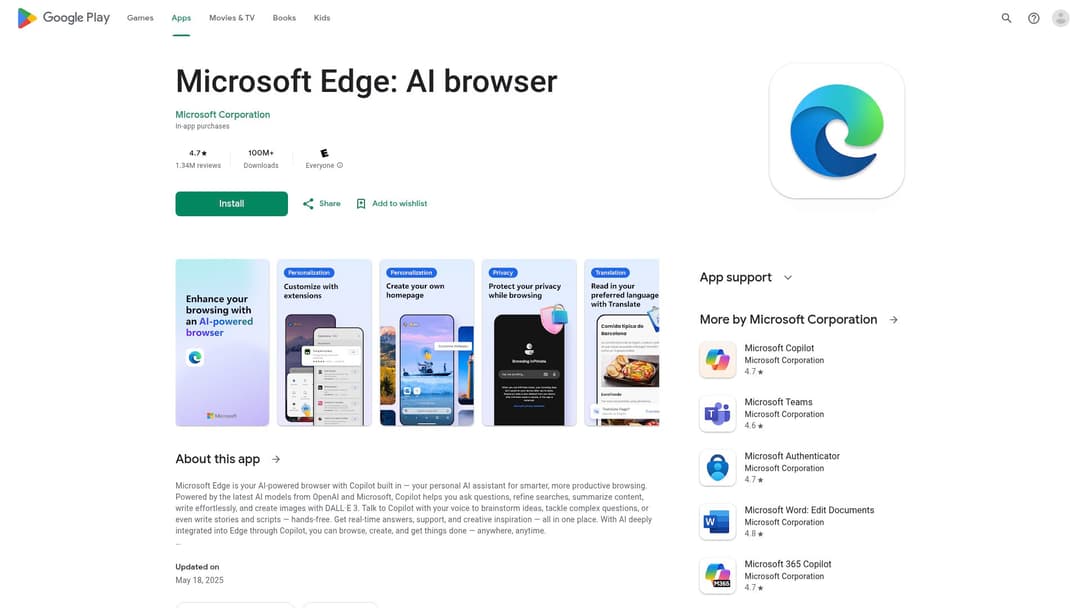 Microsoft Edge: AI browser