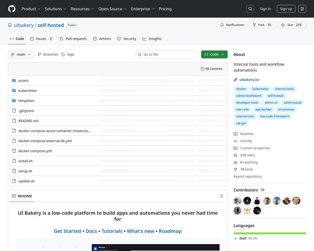 UI Bakery Self-Hosted