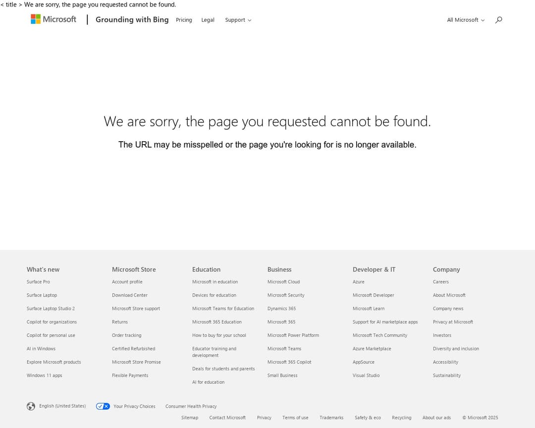Bing Search API