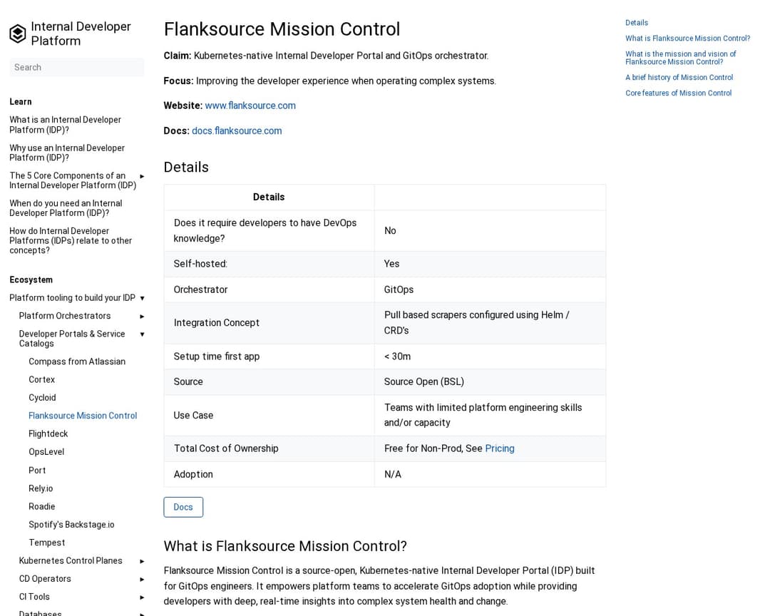 Flanksource Mission Control