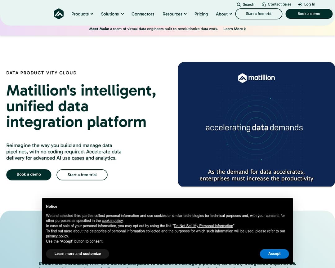 Matillion Data Productivity Cloud