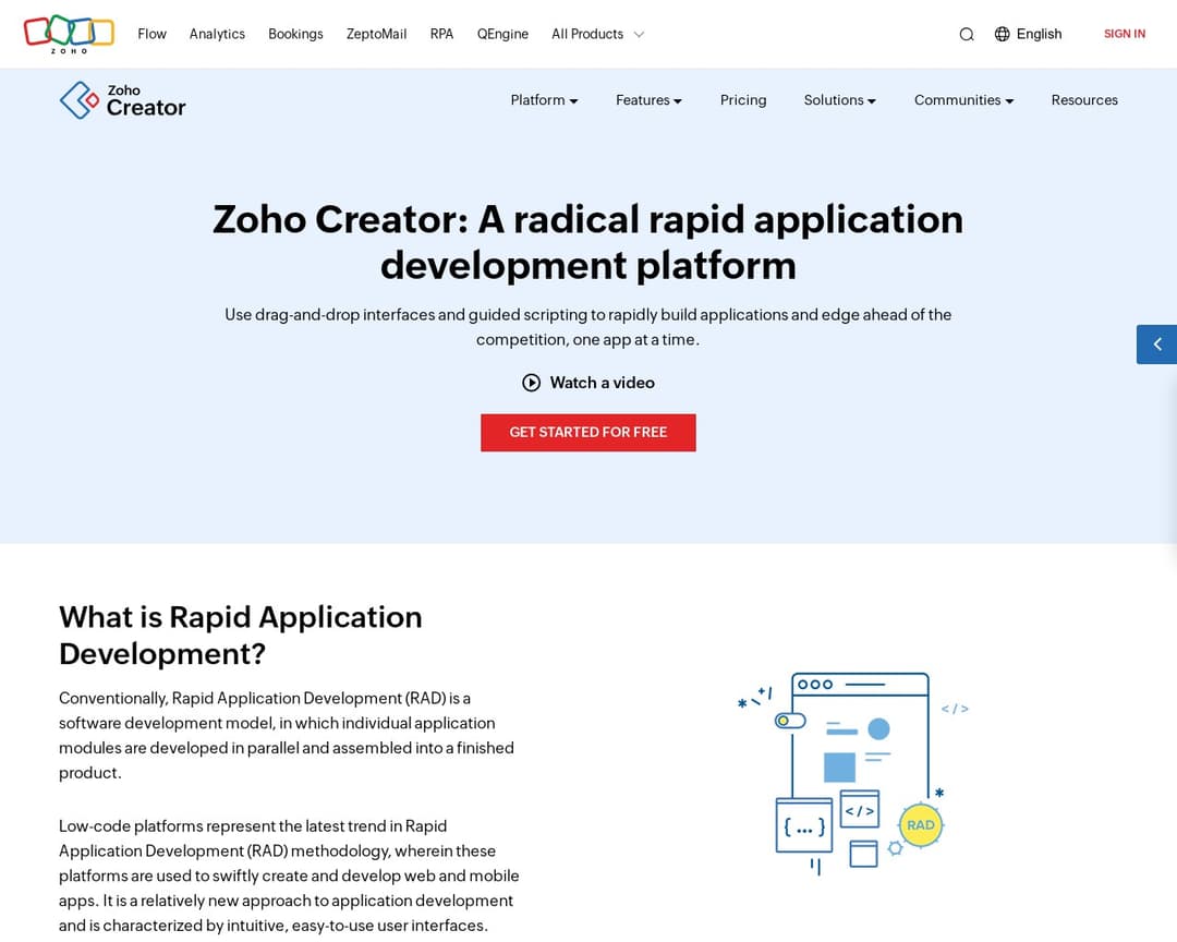 Zoho Creator