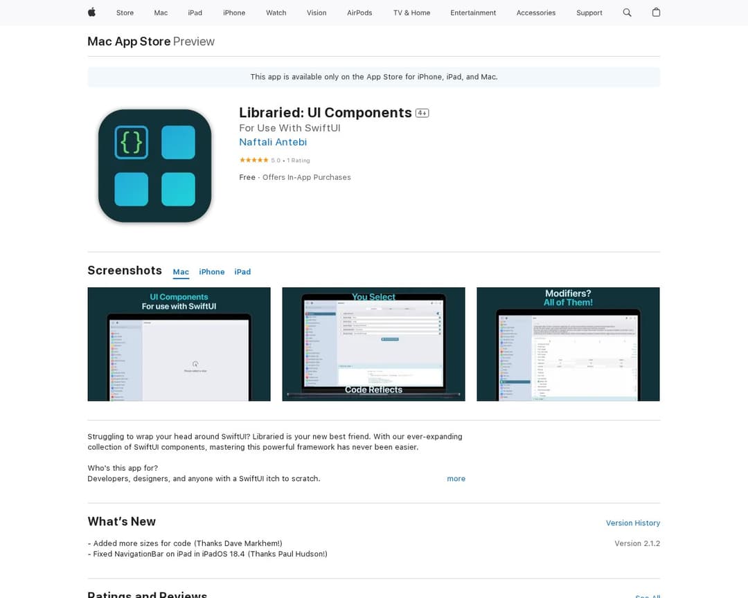 Libraried: UI Components